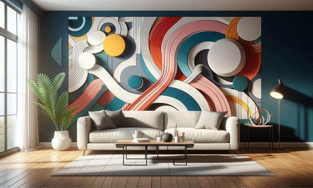 Abstract Art Wall Mural