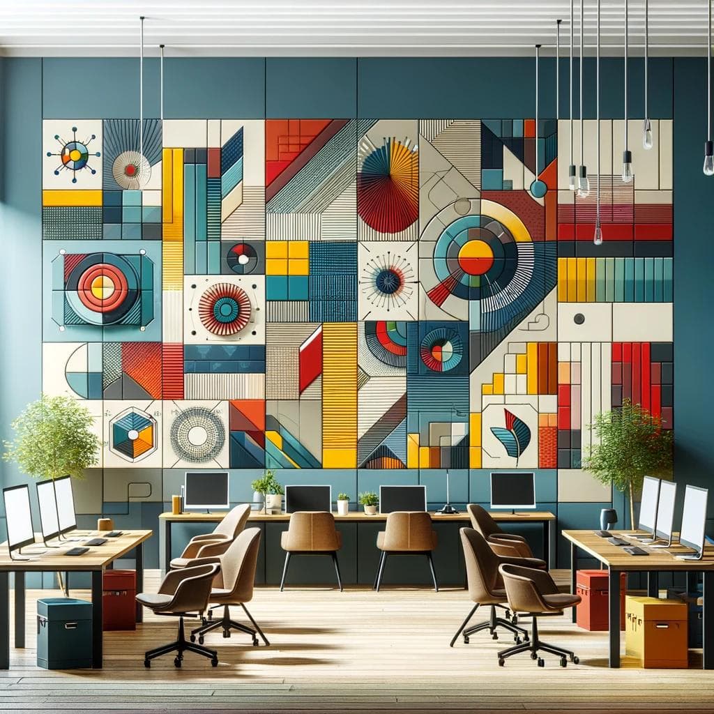 Office Branding Mural