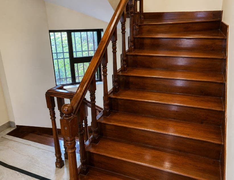 Wooden Staircase Polishing